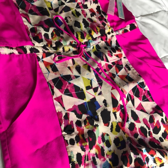 Charlie Jade Leopard & Hot Pink Short-Sleeved Romper - Picture 8 of 11